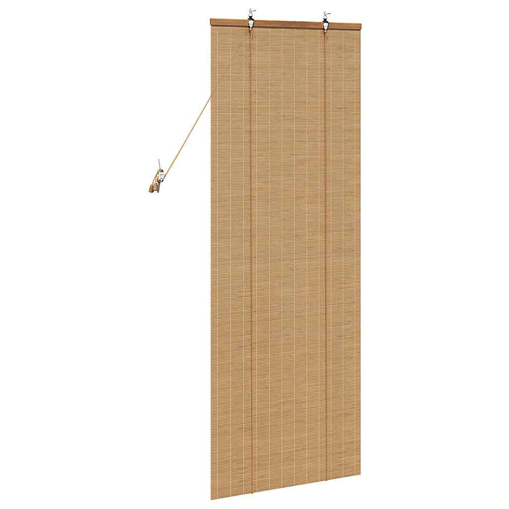 Window Blinds & Shades Other Manual Light Brown Bamboo